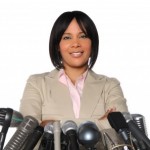 Lady with many mics