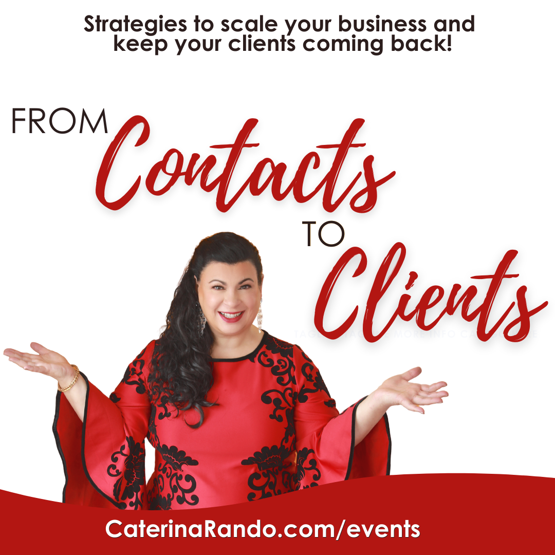 From Contacts to Clients - Resource Page - Caterina Rando